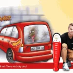 Hunde nie im Auto warten lassen!